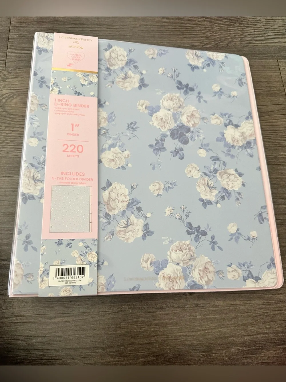 💙🎯 LoveShackFancy x Target Yoobi Everblooming Rosettes and Dividers Whisper Blue